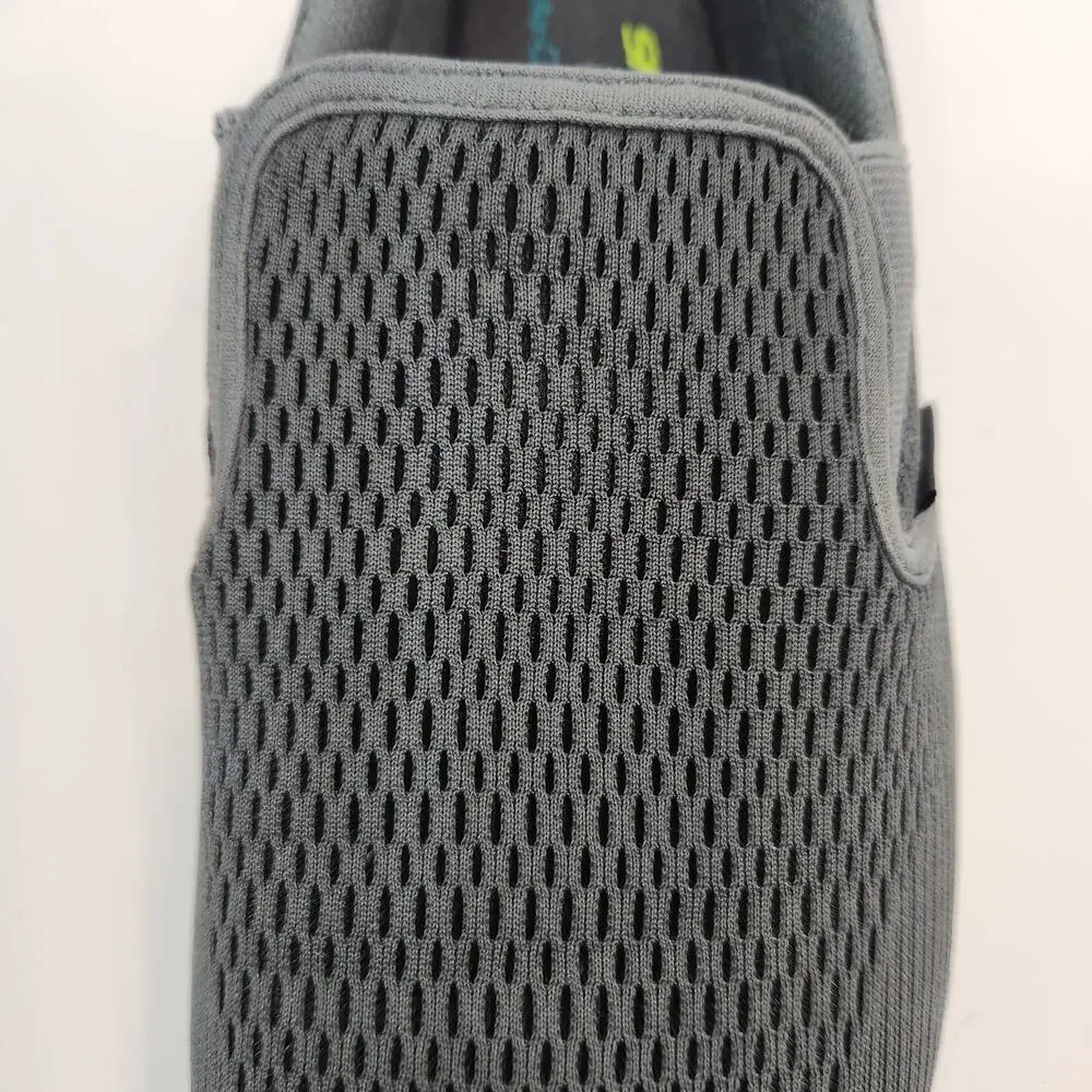 Skechers Equalizer Memory Foam Men's Slip On Sneakers Mesh Textile Gray Size 9